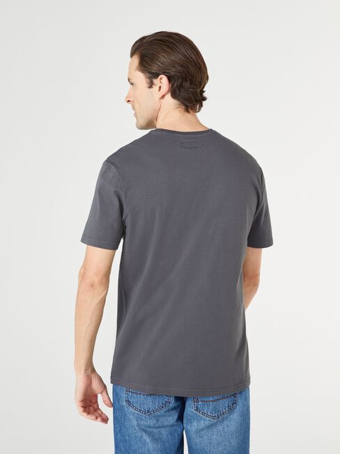 SS Moby Print Crew Tee, Grey, hi-res