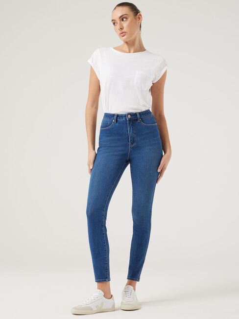 Freeform Skinny Jeans, Mid Indigo, hi-res