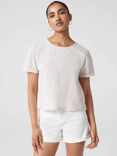 Nina Linen Tee