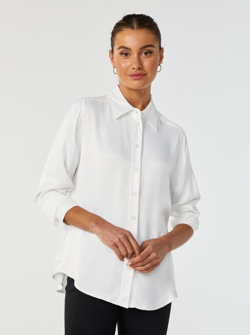 Katia Satin Shirt | Jeanswest