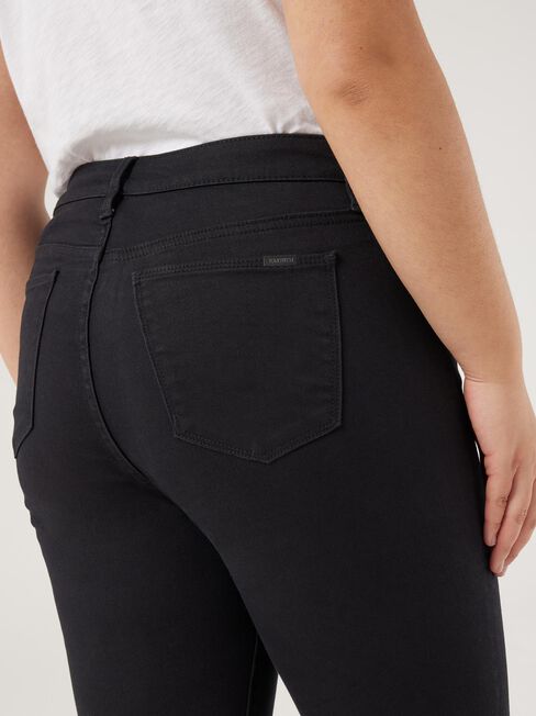 Kara Curve Skinny Capri, Black, hi-res