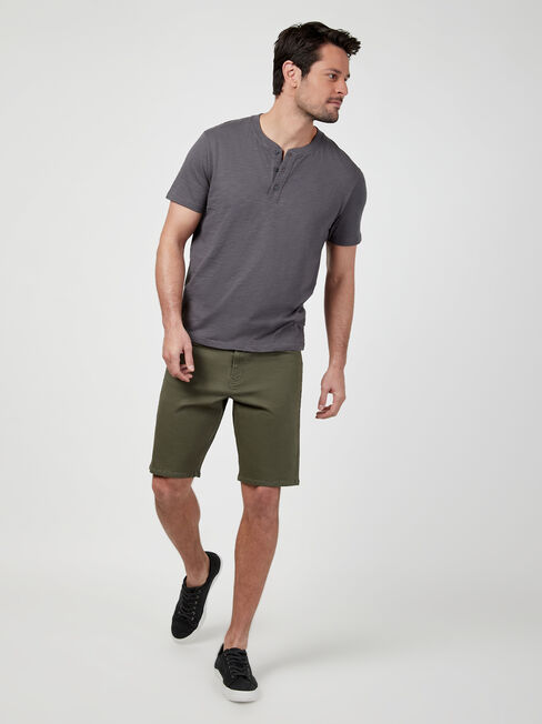 SS Finn Henley Tee, Grey, hi-res