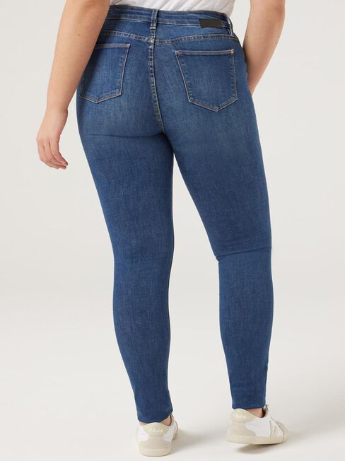 Curve Skinny Jeans, Dark Indigo, hi-res