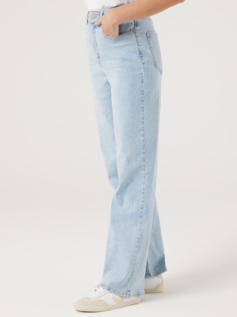 Wide Leg Jeans, Light Vintage, hi-res