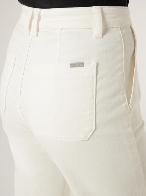 Kelsey Utility Relaxed Capri, Off White, hi-res