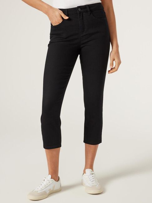 Kara Mid Waist Skinny Capri