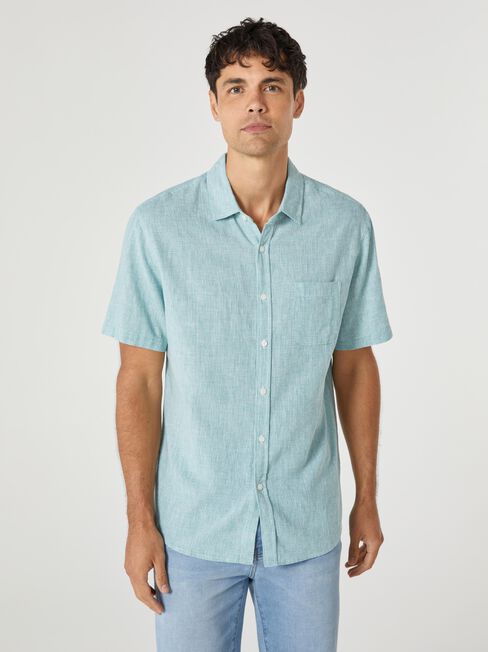 SS Bailey Houdstooth Shirt, Multi, hi-res