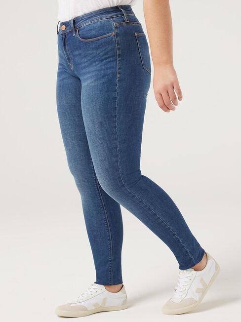 Curve Skinny Jeans, Dark Indigo, hi-res