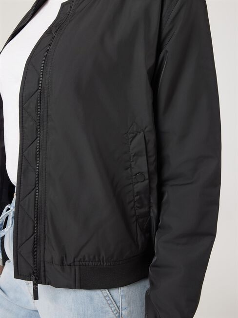 Billy Bomber Jacket, Black, hi-res