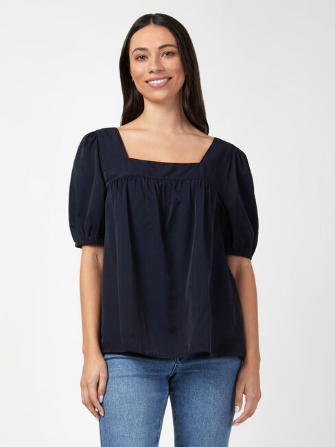 Violet Square Neck Top, Other, hi-res