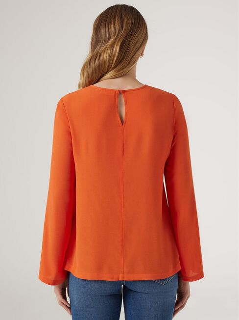 Jordan Blouse, Orange, hi-res