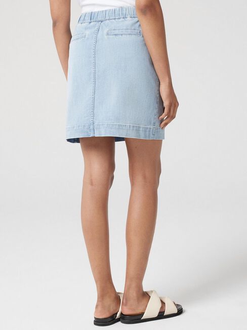 J-Luxe Harper Skirt, Blue, hi-res