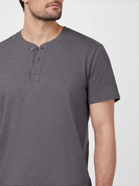 SS Finn Henley Tee, Grey, hi-res