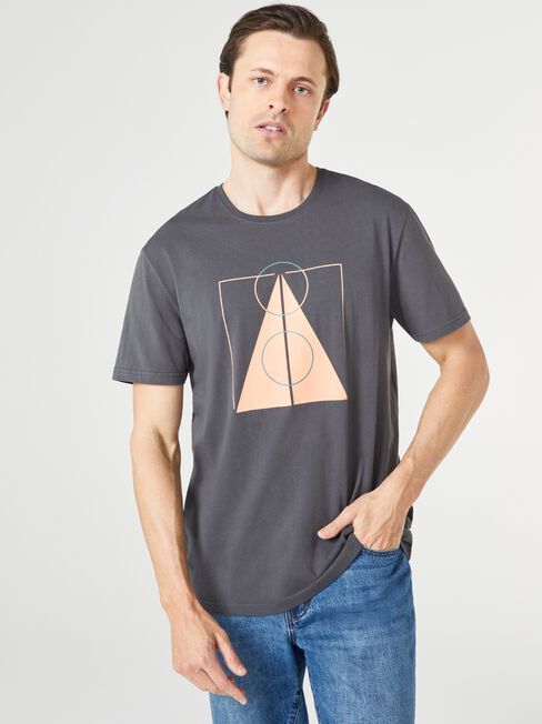 SS Moby Print Crew Tee, Grey, hi-res