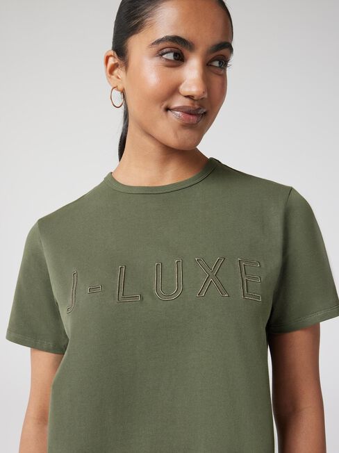 J-Luxe Tee, Green, hi-res