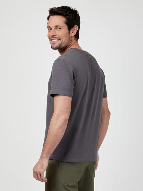 SS Finn Henley Tee, Grey, hi-res