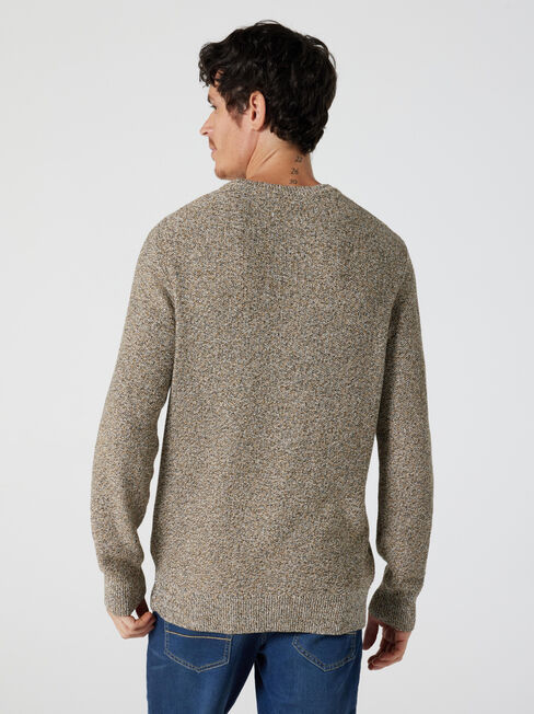 Laurence Textured Crew Knit, Natural Multi, hi-res